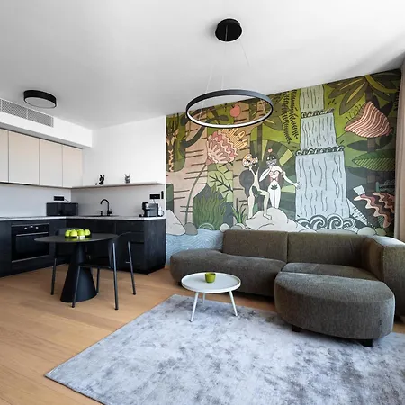 Daire Sky Park Adam&eve - Free Parking - Amazing View Bratislava